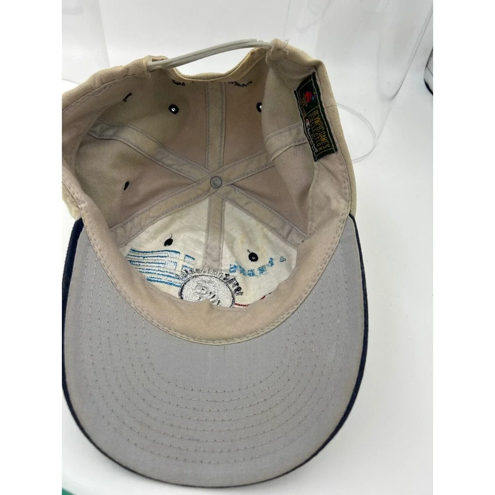 Vintage Champion 1996 Atlanta Centennial Olympic Games Snapback Hat Khaki Navy